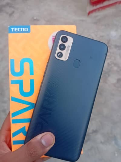 Tecno spark 7T with box urgent sale need money