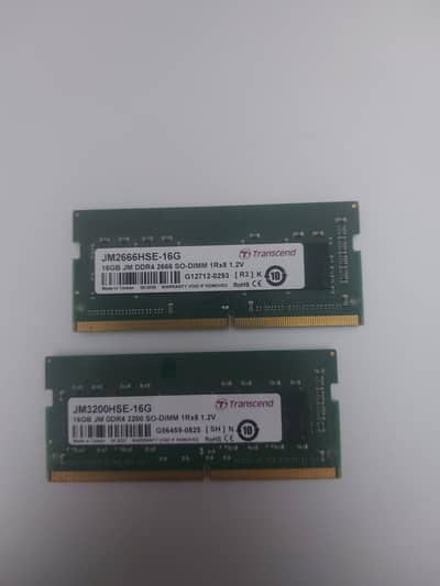 Transcend 16GB Laptop RAM Sticks [Fresh] selling cheap