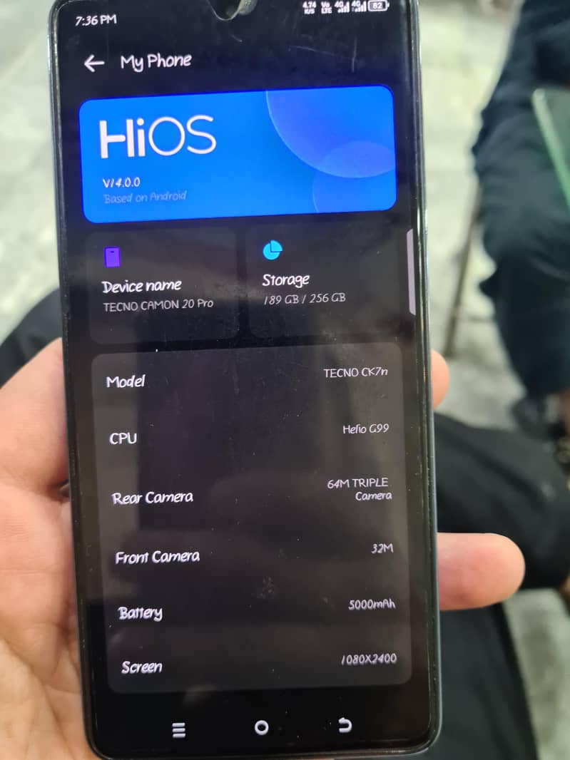 Tecno CAMON 20 Pro 8