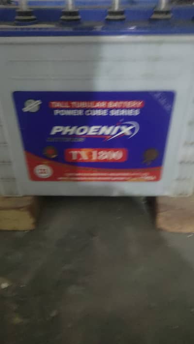 Phoenix TX 1800 tubular battery 10/10 condition