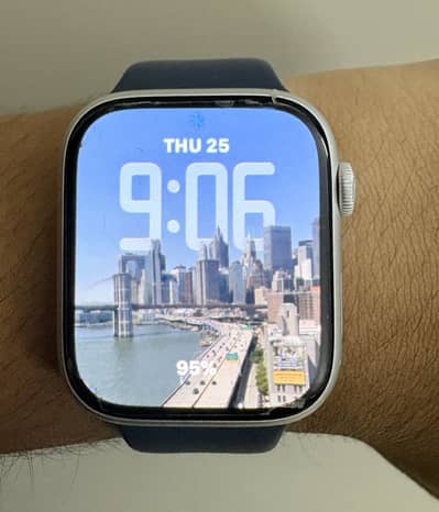 Apple Watch Series 9, 45mm, Silver Storm Blue