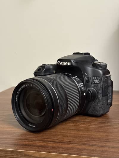 Canon 70D with 18-135 Kit lens