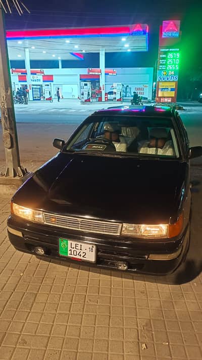 Mitsubishi Lancer 1989 1.5 black ac working
