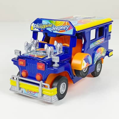 Philippine Jeepney Die-Cast Metal Pull-Back Mini Bus Toy Model