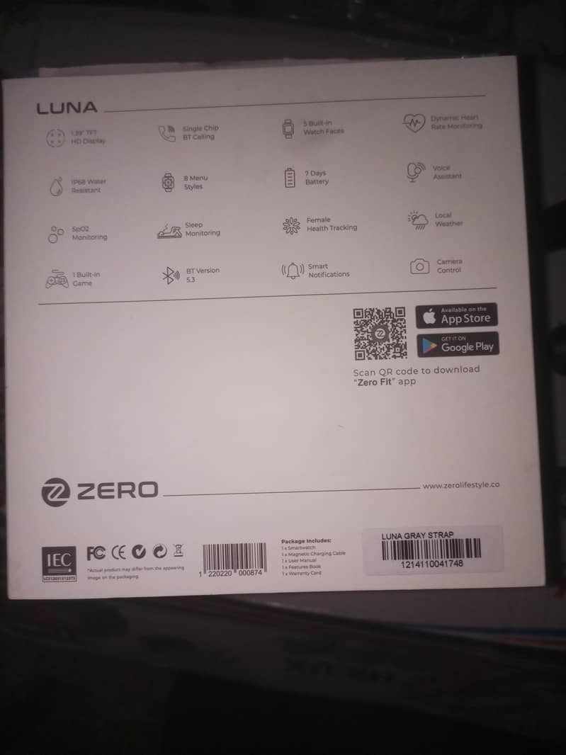 zero Luna watch 1