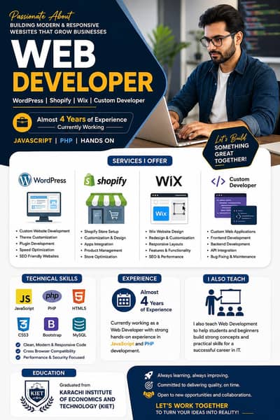 WordPress / Shopify / Wix / Custom Development
