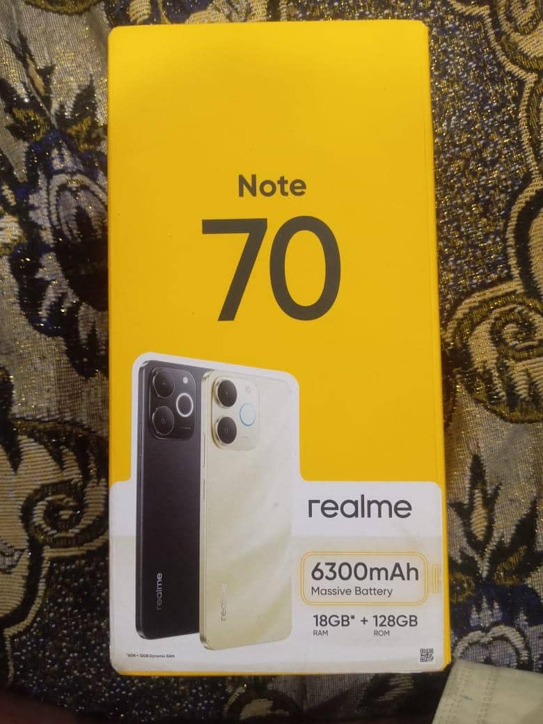 Realme note 70 7