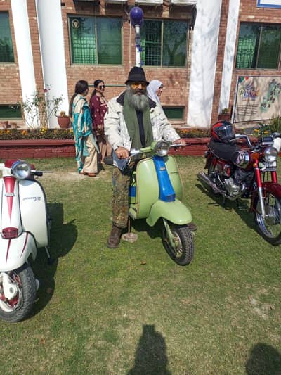 Light green Lambretta 150cc Italy