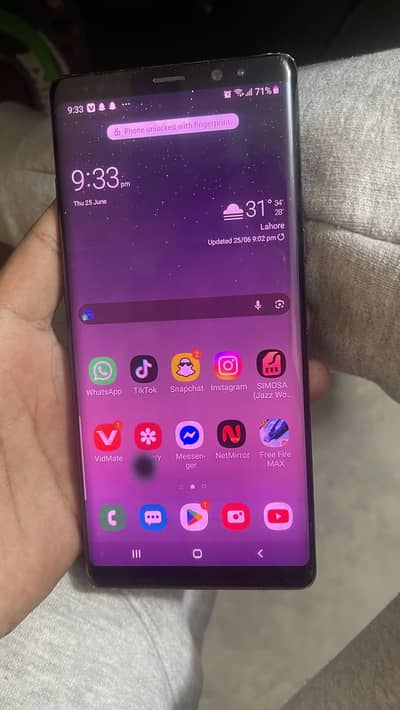 Samsung Mobile Note 8 6/64 Exchange possible