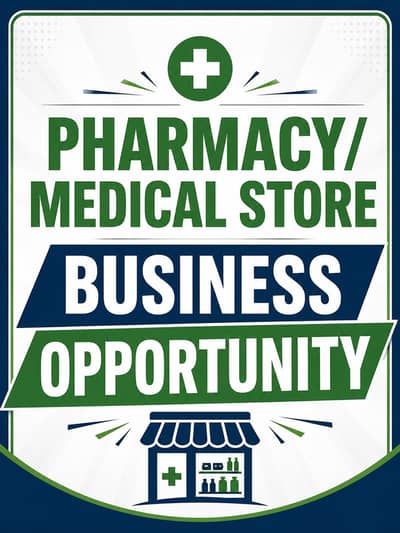 Business opportunity for pharmacy/medical store