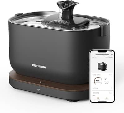 PETLIBRO App Monitoring Cat Water Fountain, 2.5L/84oz
