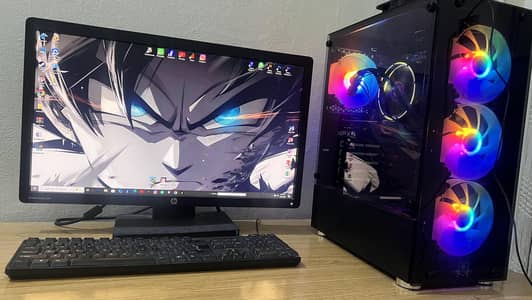 Gaming PC Setup | Ryzen 5 3600 | RX 580 8GB | 16GB RAM | 23" Monitor