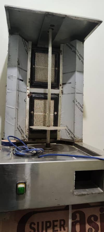brand new shawarma machine dual heater