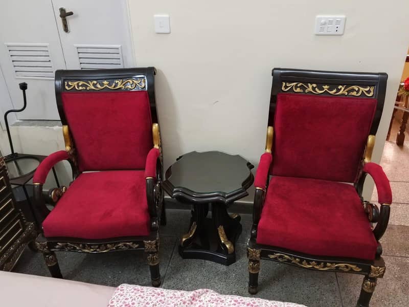 Sofaa Chairs with Table 2