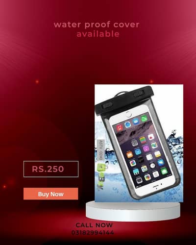 Waterproof mobile pouch - 100% water resistant phone cover for swimmer
