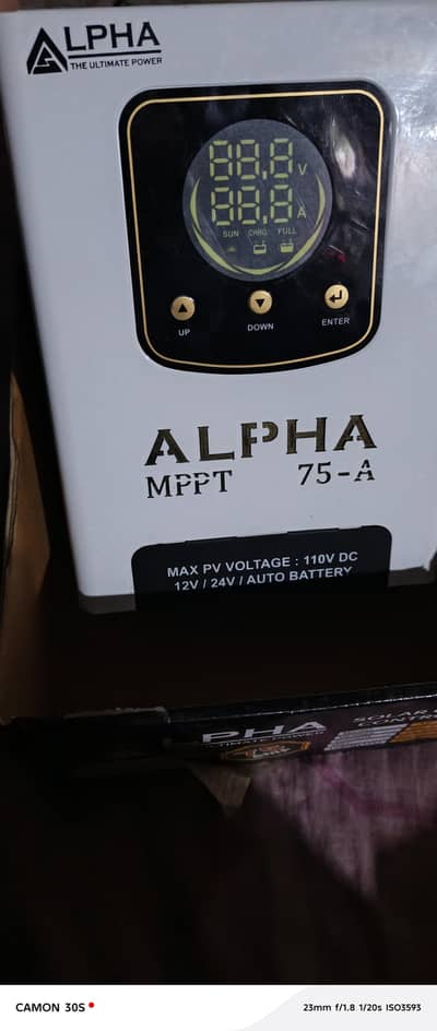 Mppt 75a / 260W solar panel / 1000w inverter