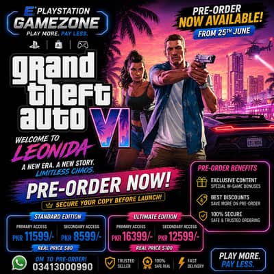 Grand Theft Auto VI Ultimate edition Ps5 5 Digital Best lowest Prices