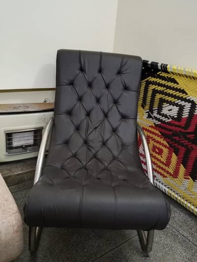 Steel leather easy, chairs,Sofa Price Rs,20000