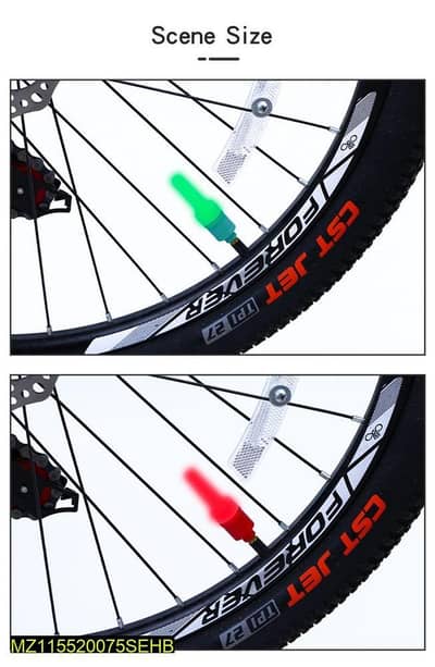 wheel sensor lights pack of 4ABS colourful