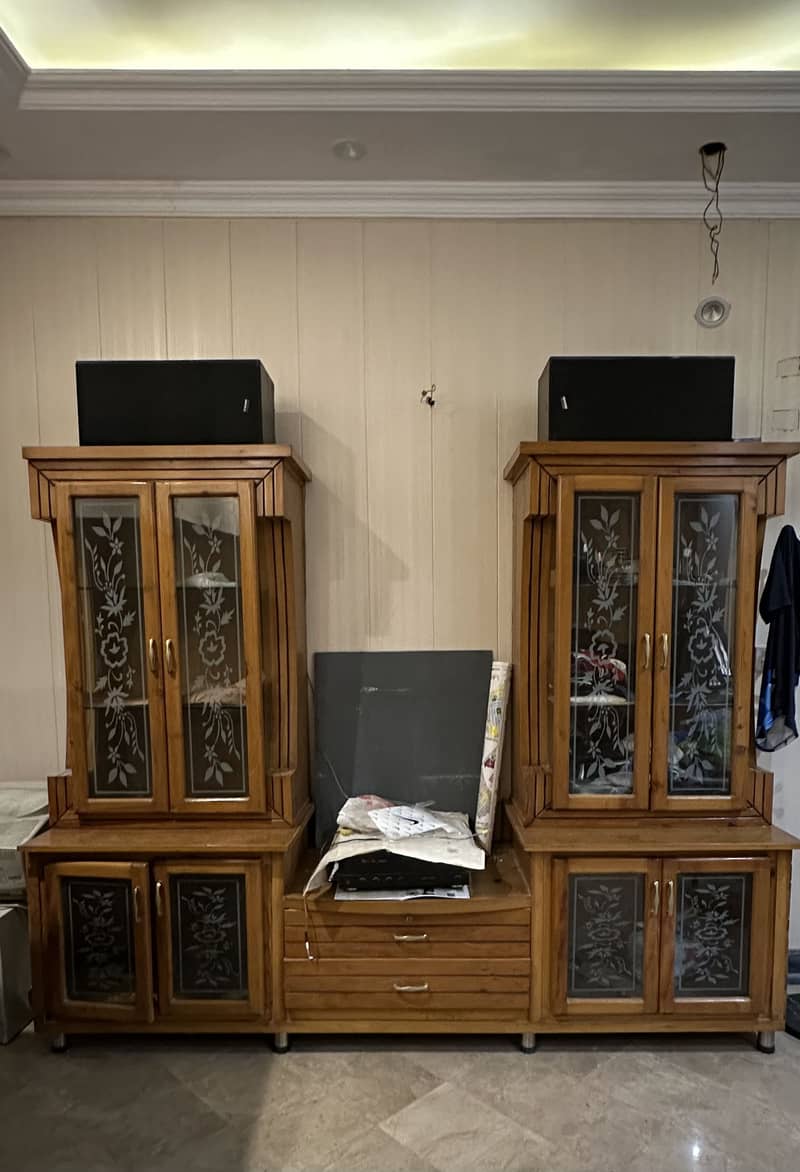 Console set with Sofas + Table + dresser + 0