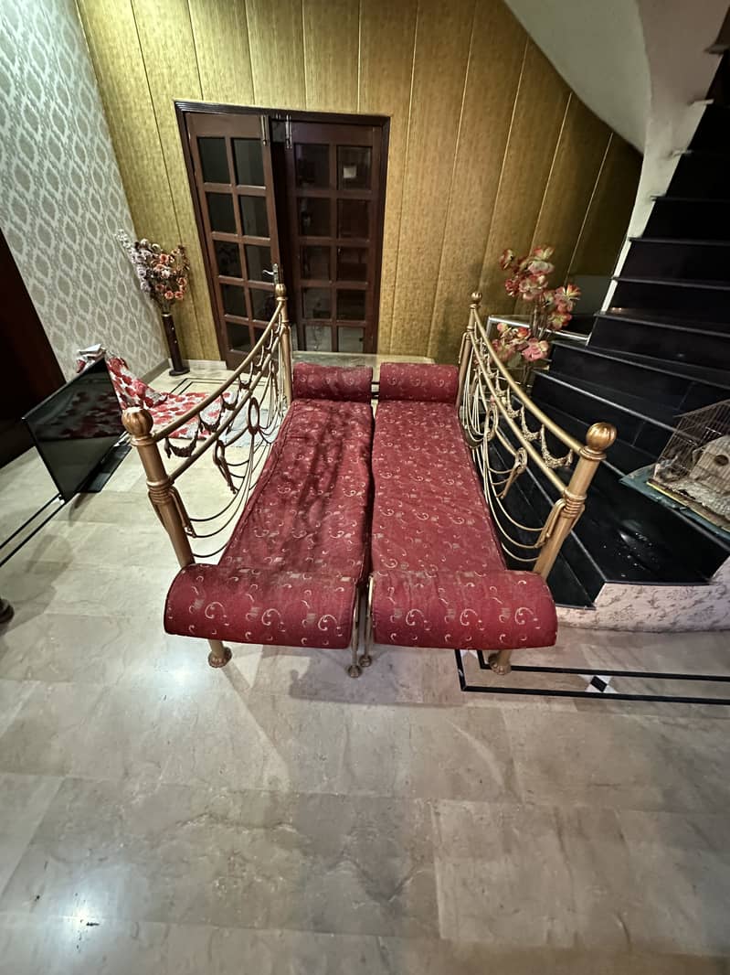 Console set with Sofas + Table + dresser + 5