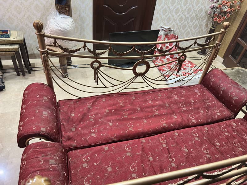 Console set with Sofas + Table + dresser + 7