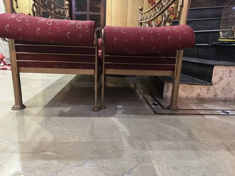 Console set with Sofas + Table + dresser + 9