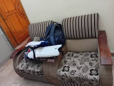 Wooden sofa set