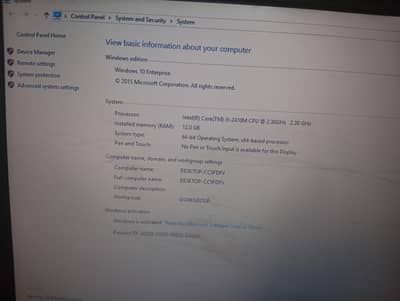 Dell Vostro 3550 12GB Ram 500GB room