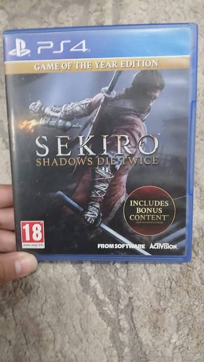 Sekiro shadows due twice-GOTY Ps4