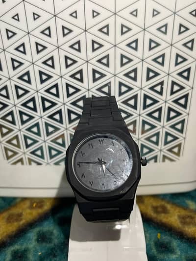 Black Arabic Aura Watches
