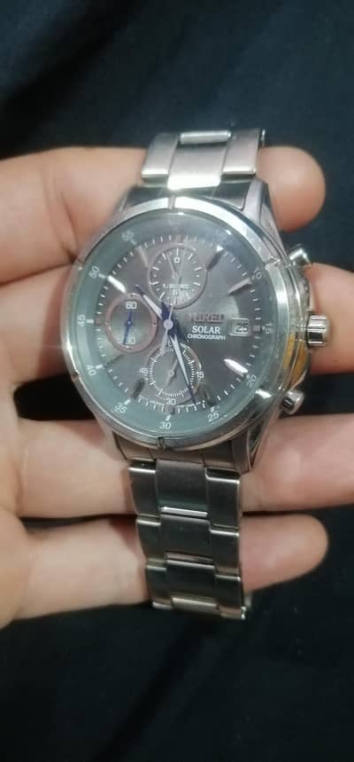 Wired Solar chronograph by Seiko.