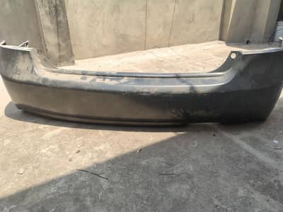 honda civic reborn orignal back bumper and mud mate