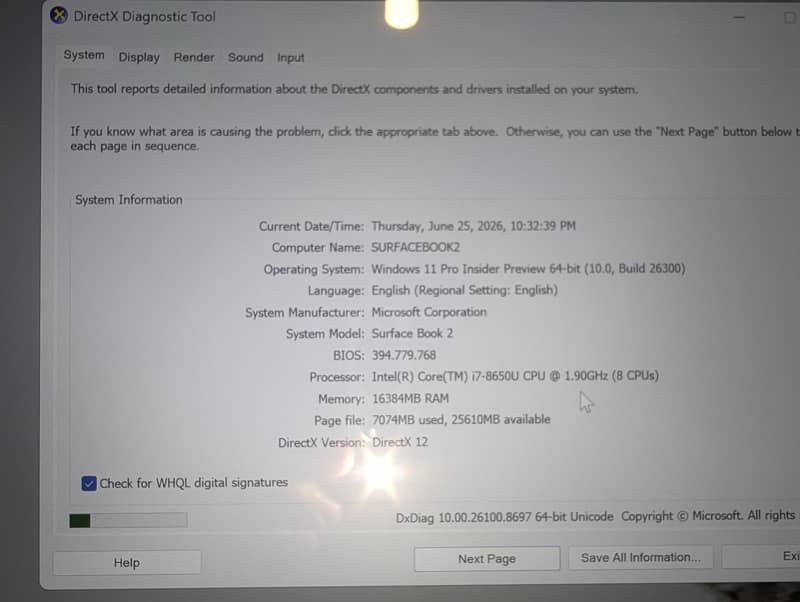 Microsoft surface book 2 3