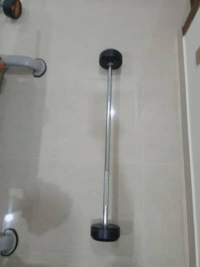20 KG RUBBER COATED LIVEUP PROFESSIONAL LEVELBARBELL