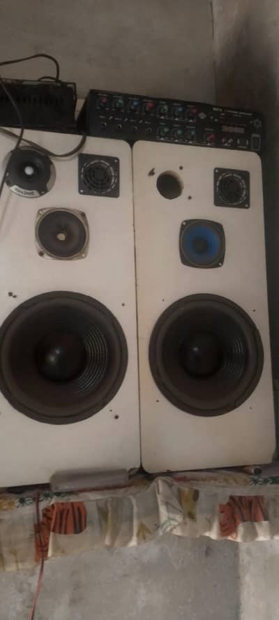 Seavey 10 Inch Speaker + Boss Amplifier (4 Mic) | Excellent Condition