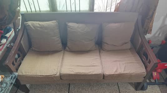 Sofa Set (One 3 Seater + Two 1 Seater)