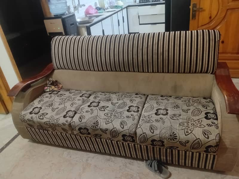 Wooden sofa set 3