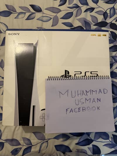 Ps5 disc fat with box and 1 controller