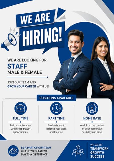 hiring staff for work