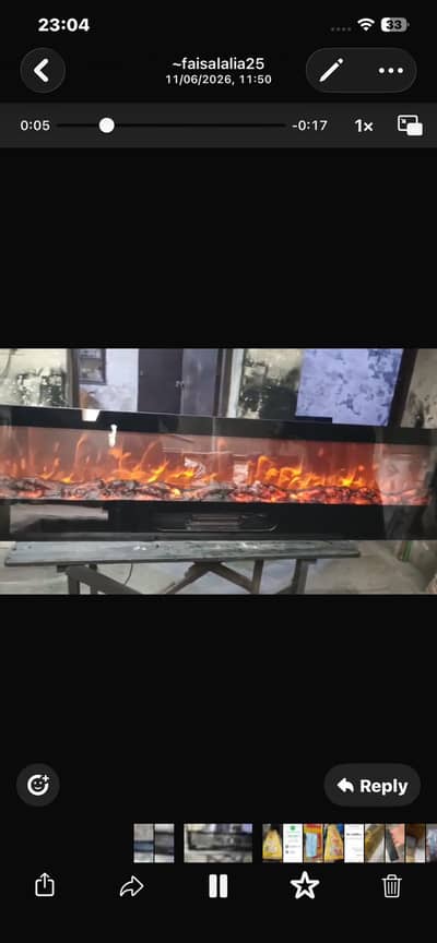 Electric fire place new