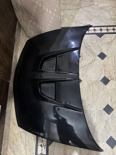 Civic reborn carbon fiber hood