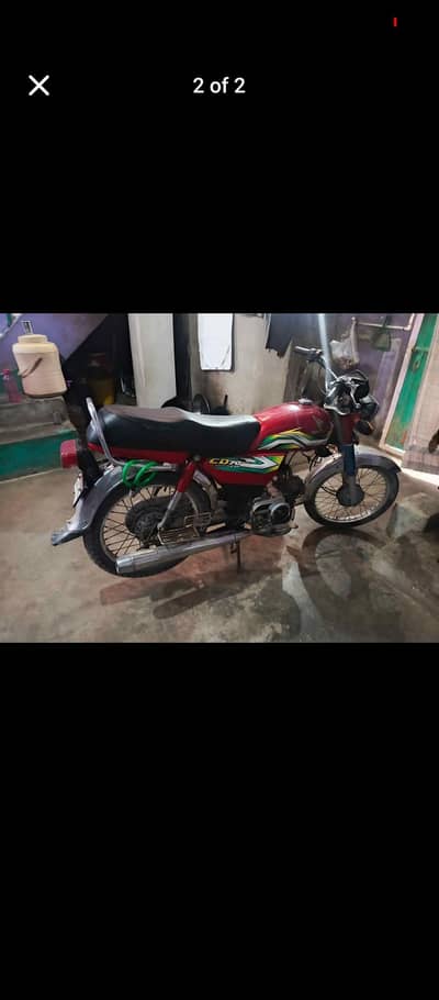 Honda CD 70 2023 model sealed engine completed documents cplc clear  h