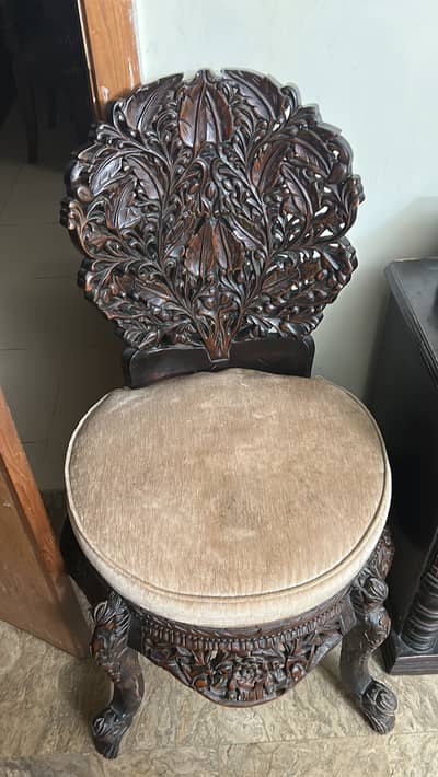3 sets of (1 side table and 2 chairs sheesham wood)