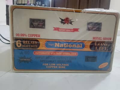 Super National 6000W Automatic Voltage Stabilizer
