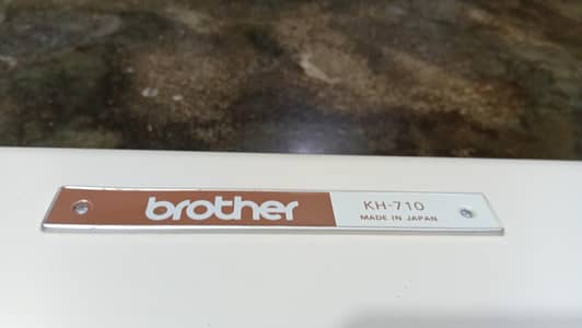 BROTHER.  KNITTING.  MACHINE. MODEL. NUMBER. KH710