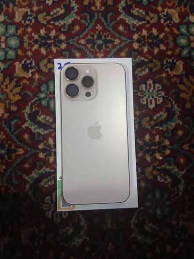 Apple iPhone 16 Pro Max, PTA Approved, BH 98%