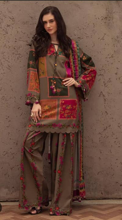 summer collection 3 piece suit lawn