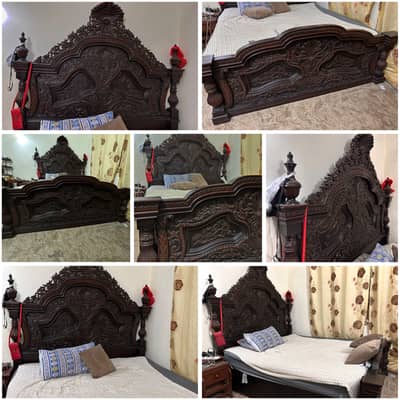 Kingsize bed with dressing table