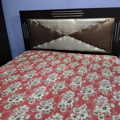 Bed complete set with 6 inches mattress good condition